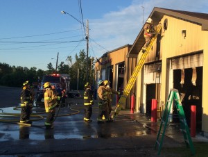 Tower Firehall Fire July 4, 2014